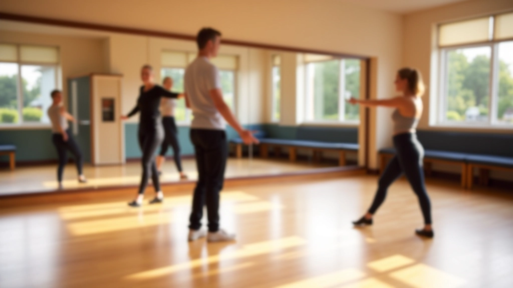 Dance studio interior with welcoming atmosphere